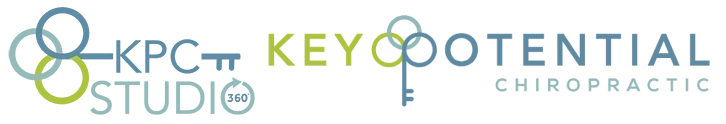 KPC Studio 360 Logo With Key Potential Chiropractic logo